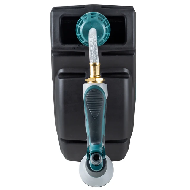 Heavy Duty Retractable Garden Hose Reel Wall Mounted 100FT with 6 Pattern Nozzle Slow Return 180° Swivel for Water Saving