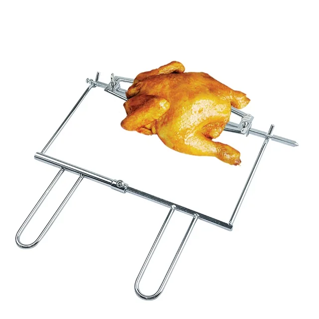 Levegő Sütő Csere Villa Sült Csirke Nyárs Edények Acél Grillezők Kiegészítők Barbecue Otthoni Konyha Kültéri Kempinghez