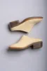 Women's Beige Close Toe Short Heel for Ladies 1