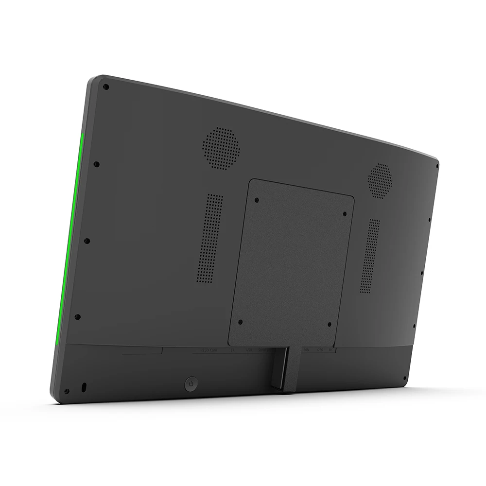 벽걸이형 태블릿 PC 15.6, LED 표시기가 있는 안드로이드 PoE 태블릿, RK3288, Wi-Fi, RJ45, BT, 카메라, 마이크, 스피커, 검정색