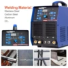 TSE350P AC/DC 350A Pulse Aluminum TIG Welder Stick ARC Inverter Automatic Welding Machine 110/220V Dual Voltage Blue 5