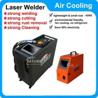 1000W Air Cooling Laser Welder 4 in 1 Strong Cutting Fiber Laser Solder Cleaning Welding Machine All Metal Steel Rust Removal 1