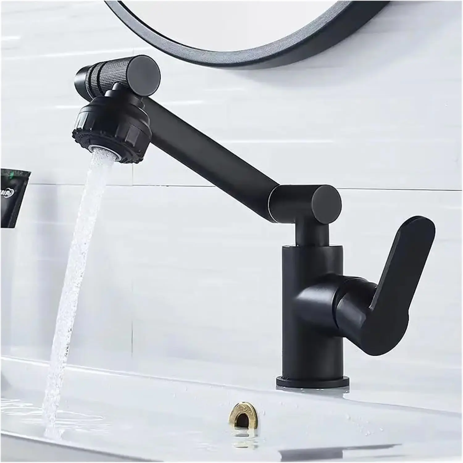 Grifo Cabezal Giratorio 360° de Cocina, Llave Mezcladora para Fregadero de Cocina
