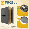 **4-Drawer Fabric Dresser - Compact Storage Tower for Bedroom or Closet** 6