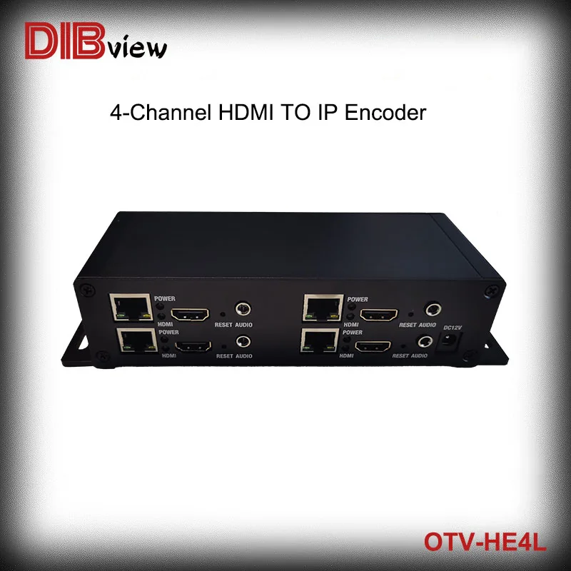 OTV-HE4L H265 H264 HDMI Audio Video HD IPTV Encoder For Live Streaming Facebook Youtube