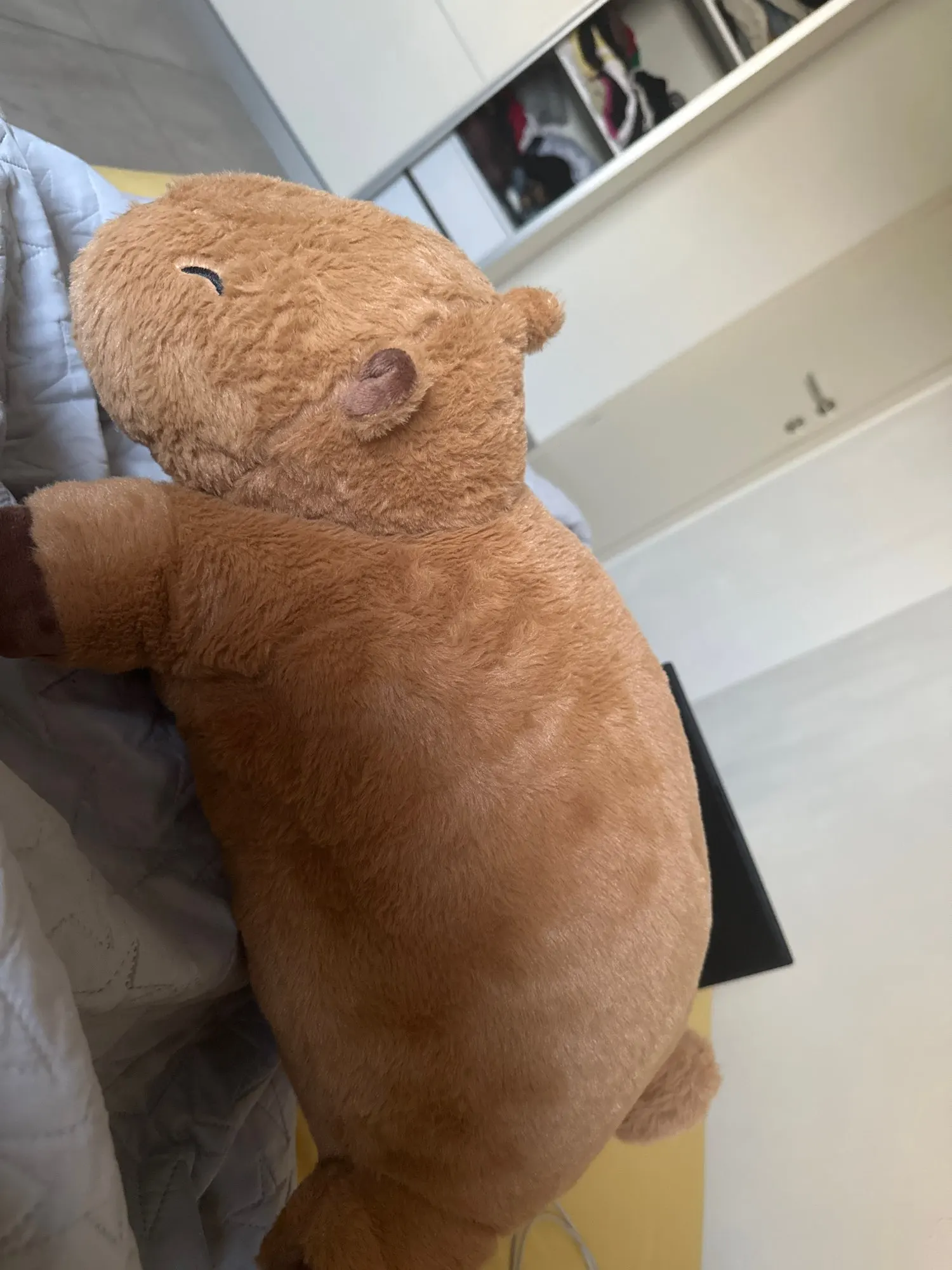 Capivara Fofeza® de Pelúcia – Estilo Almofada