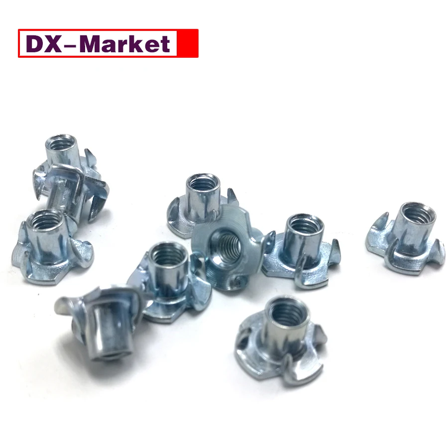 M4-M12 Four Prongs Insert Nut ,Thickened Furniture Wood