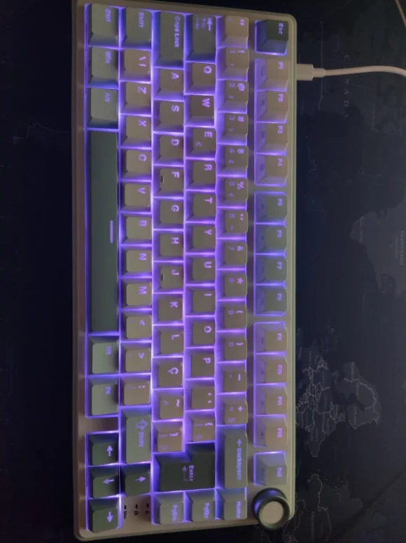 Teclado gamer Rk 75 photo review
