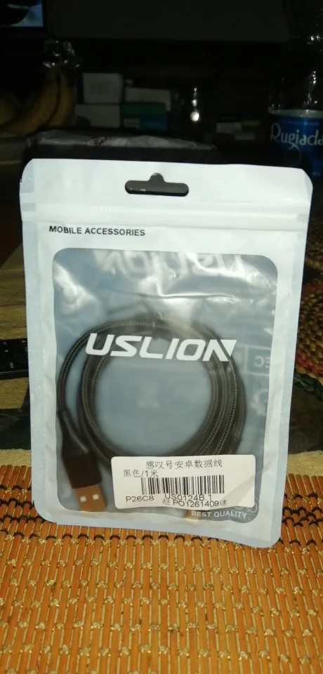 USLION 3A Micro USB Cable Fast Charging for Samsung Xiaomi Huawei Realme OPPO Android Mobile Phone USB Data Wire Cord 0.5/1/2/3M photo review