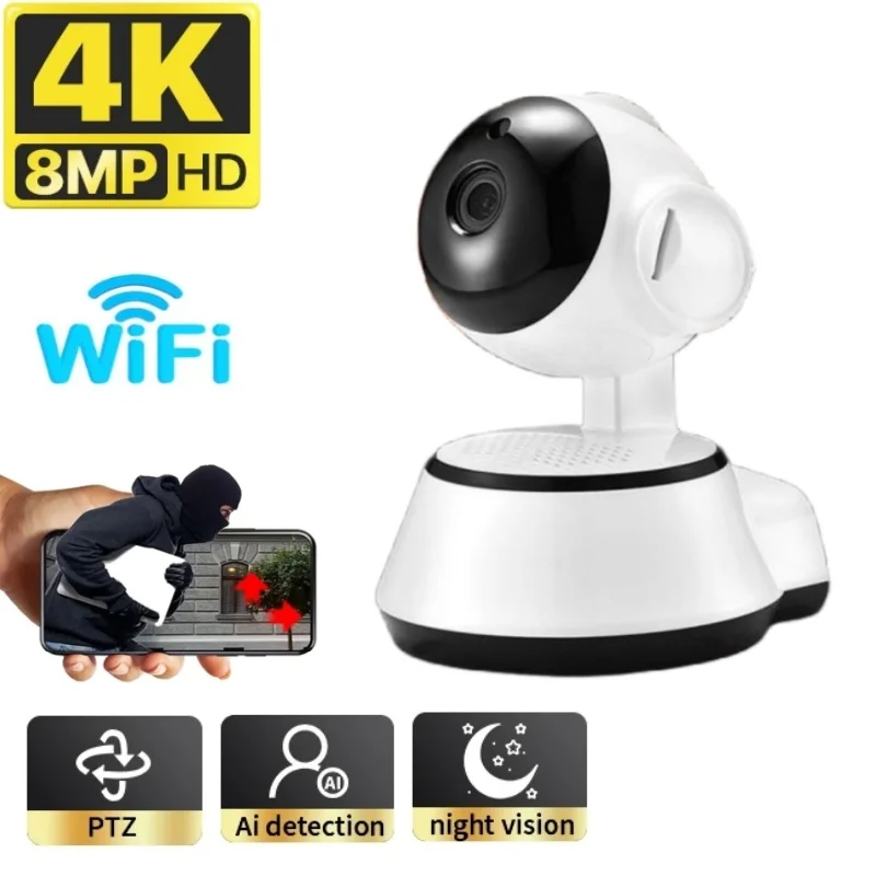 

Камера видеонаблюдения, 4K, 8 Мп, Wi-Fi