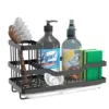 Self-draining Sink Shelf Stainless Steel Kitchen Sink Caddy Drain Rack Soap Sponge Holder for Kitchen Sink Organizer 1