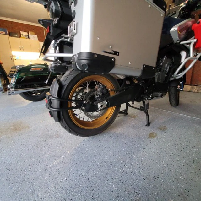 Parafango Posteriore Per CFMOTO 800MT - Nero, PC E Acciaio, Anti-fango, Facile Montaggio - Foto 4