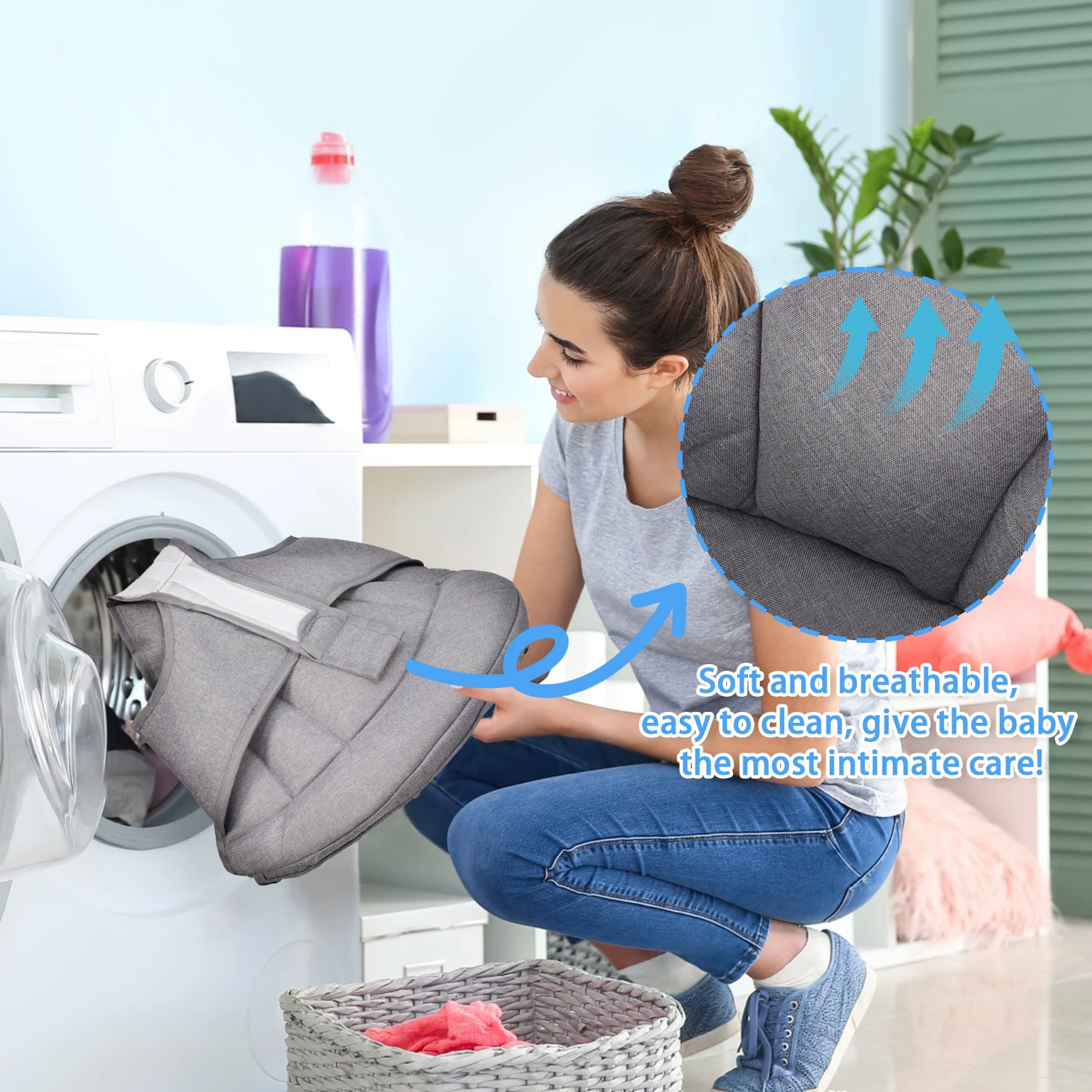 Adjustable Foldable Baby Walker 4