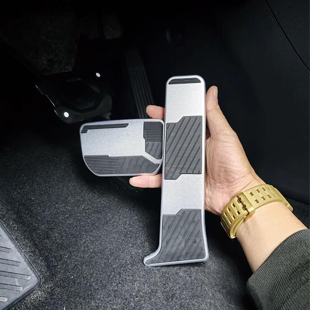 Car Gas Brake Pedal for Toyota Alphard 40 AH40 Vellfire ~ Alloy Anti-Slip Brake Footrest Pedals Fuel Cover Accessories