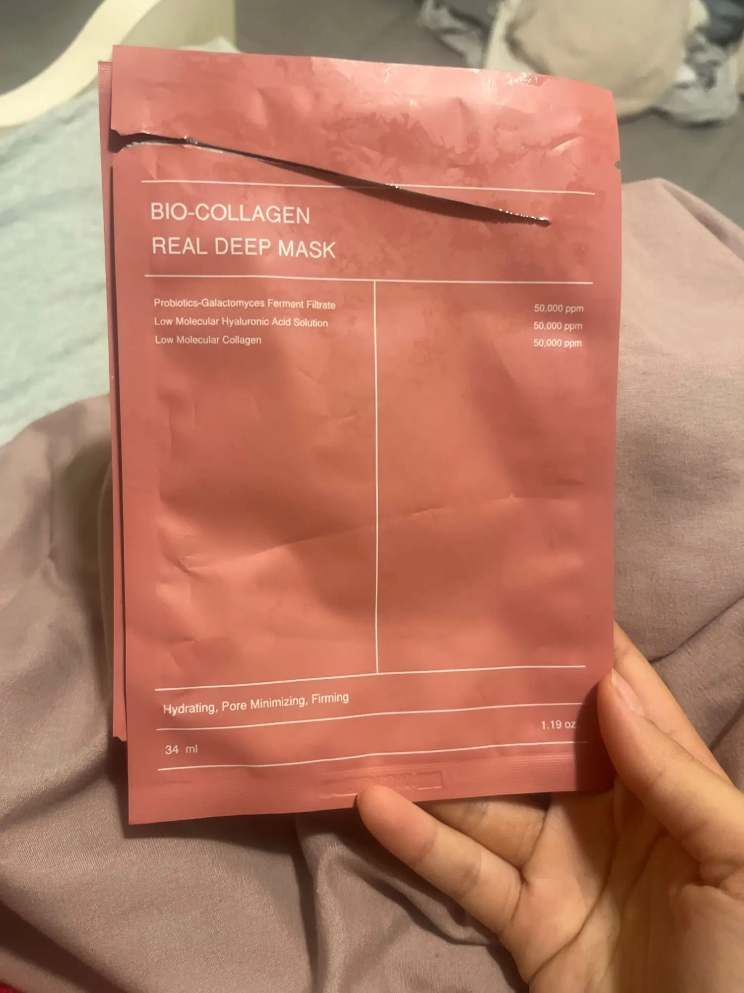 Bio Collagen Face Mask - Deep Hydration, Pore Shrink & Brightening Power!