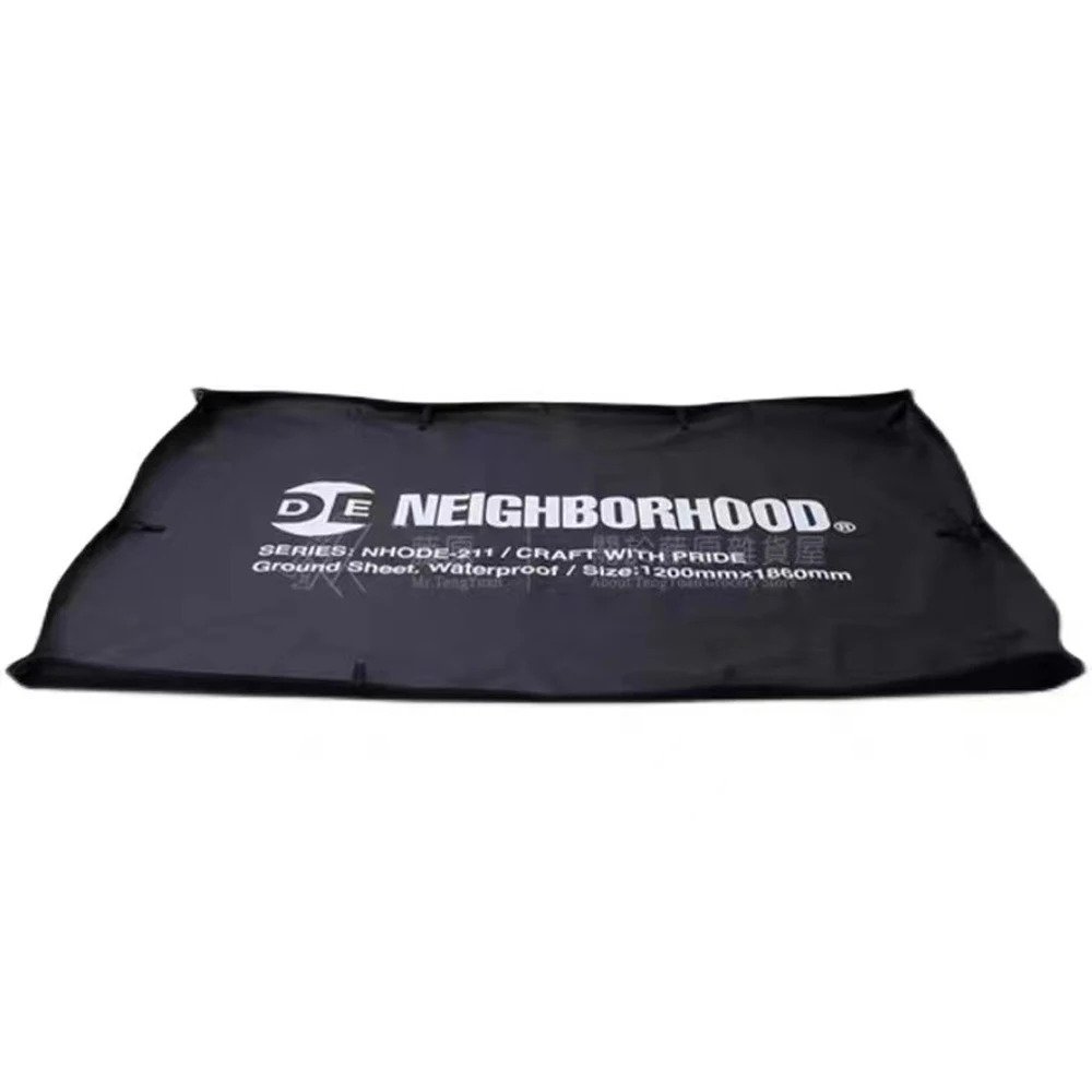 Neighborh1ood-NBHD Camping Mat, impermeável PVC Picnic Mat, umidade-Proof, portátil, fivela de armazenamento, ao ar livre