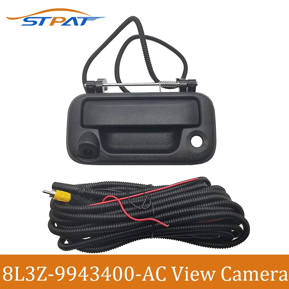 

STPAT 8L3Z-9943400-AC 8L3Z9943400AC Car Tailgate Handle Rear View Camera Backup Camera for Ford F250 F350 F150 F550 2004-2014