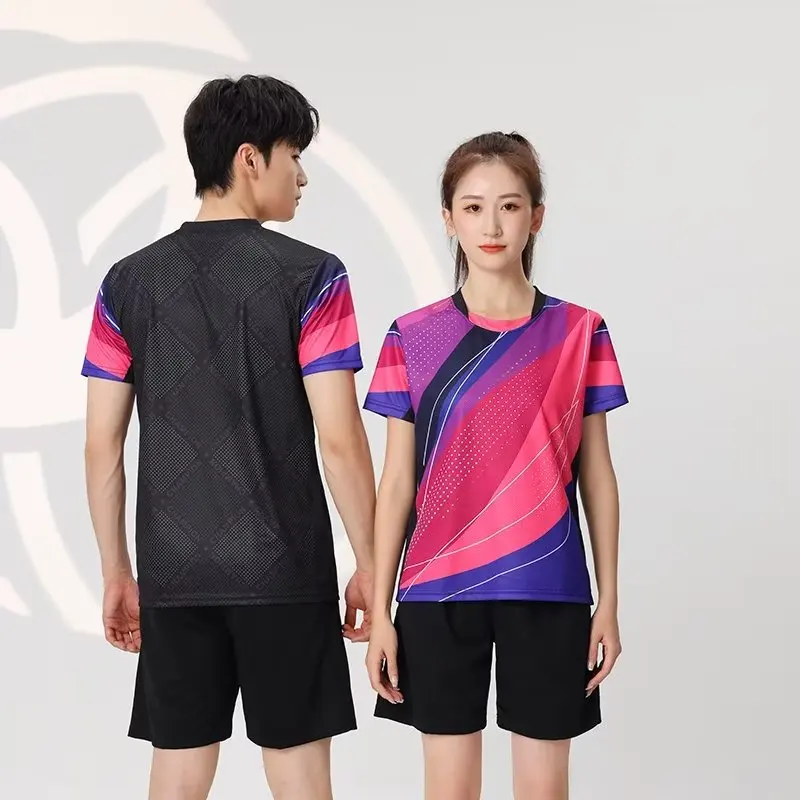 Couple Table Tennis Oufits Kids Suits Volleyball Running Pingpong Outdoor Indoor Sportwear Sets Quick Dry