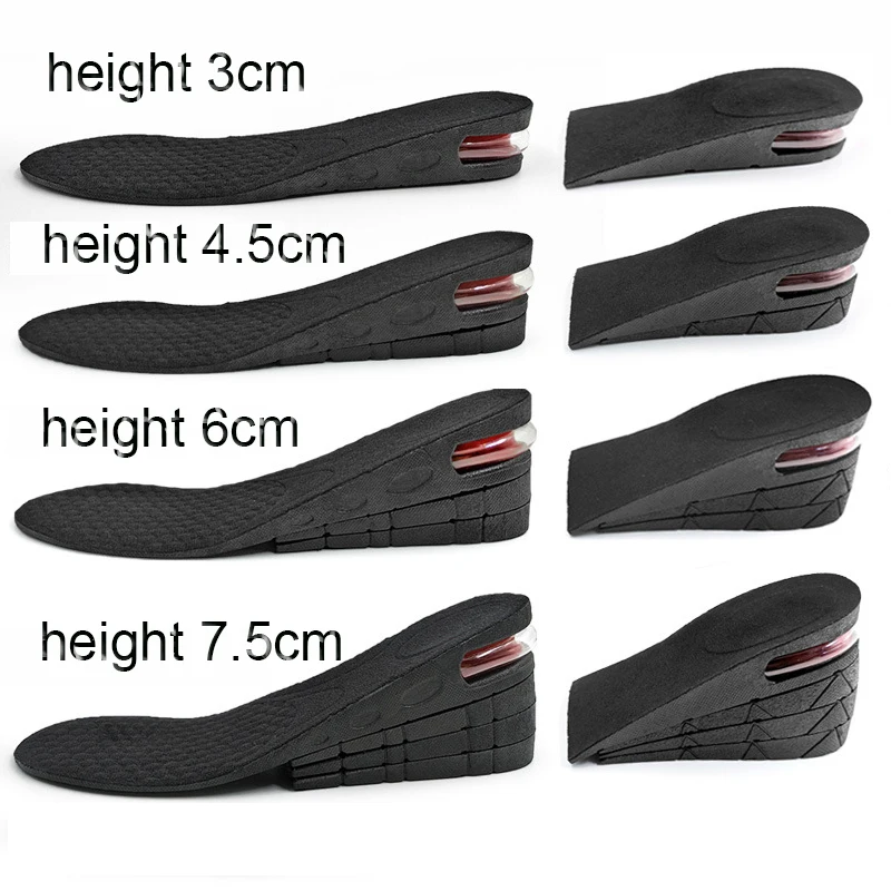 3 7.5cm Invisible Height Increase Insole Cushion Height Adjustable Shoe