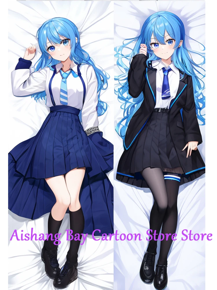 

Anime Dakimakura Pillow Suisei Hoshimachi 2-Side Print Pillowcase Hugging Body Cushion Cover Otaku Waifu