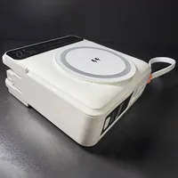 15000mAh Power Bank with Type-C & Lightning Cables Wireless Charging USB-A & USB-C Output 22.5W PD Fast Charge Find My Tracking 2