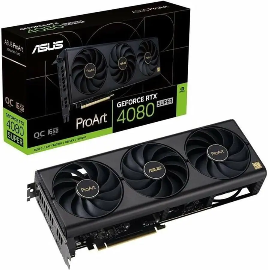 

Newly New ASUS ProArt GeForce RTX 4080 SUPER 16GB GDDR6X OC Edition