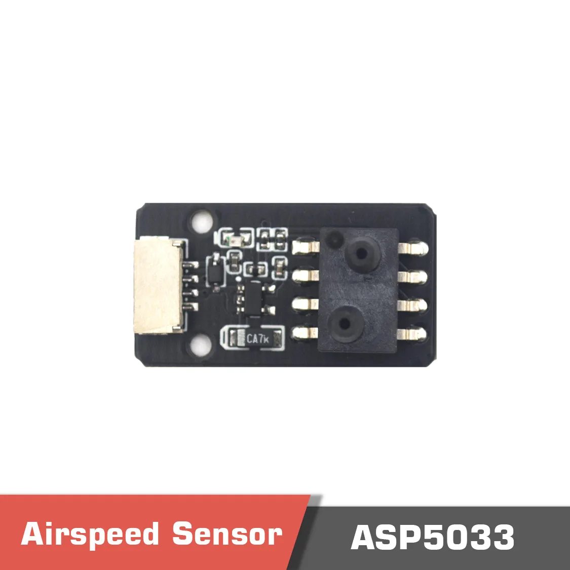 QioTek ASP5033 공기속도 모듈, 피토 튜브 포함, I2C 인터페이스, 이 센서, 원활한 디지털 출력 보장