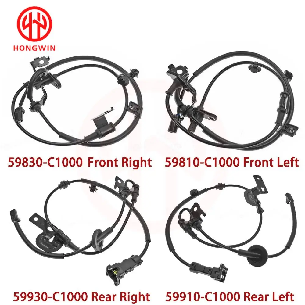 

For Hyundai Sonata 2015 2016 2017 1.6 2.0L 2.4L Front Rear Left Right ABS Wheel Speed Sensor 59810-C1000 59830-C1000 59910-C1000