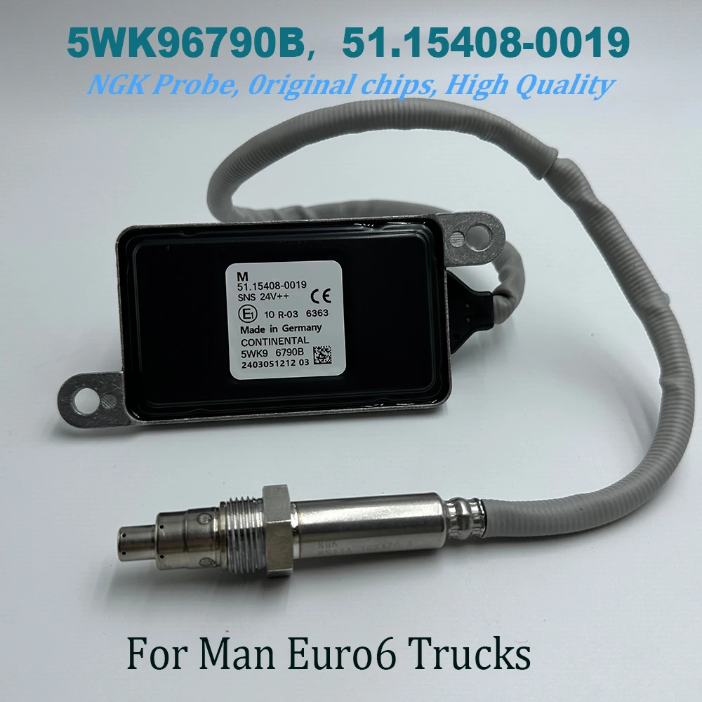 

5WK96790B 51.15408-0019 Car 24V For NGK Probe Nitrogen Nox Oxygen Sensor 51154080019 High Quality Chip For M-an Truck