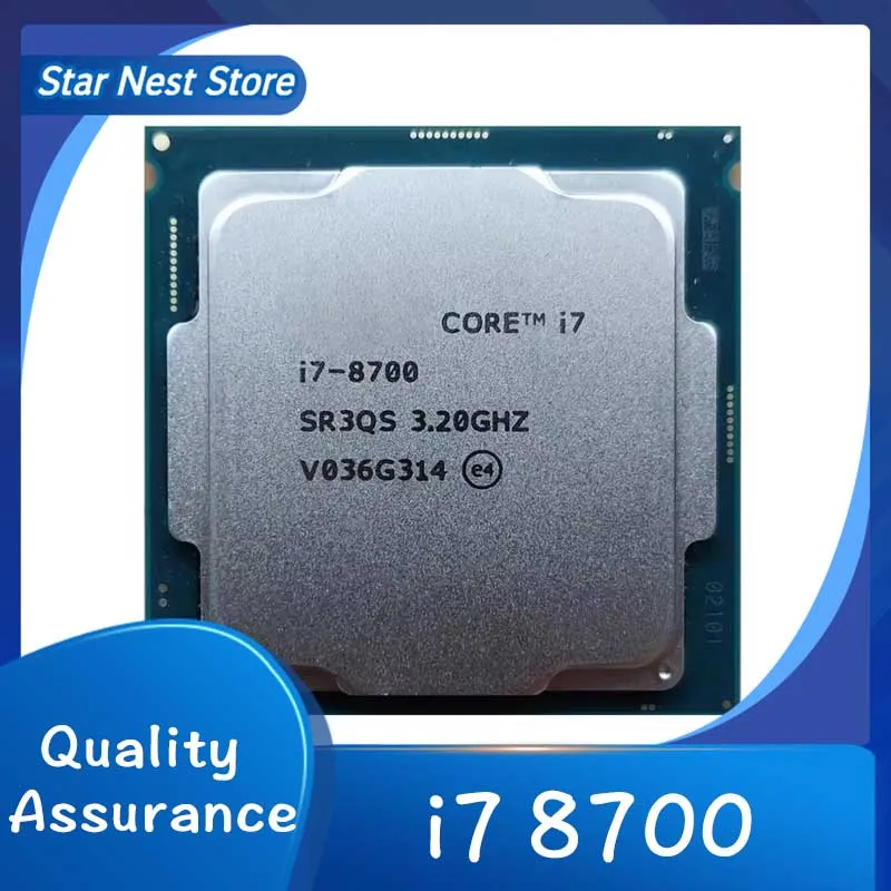 Core i7 Intel i7-8700 3.20GHz CPU Intel Core i7-8700 CPU 3.20GHz