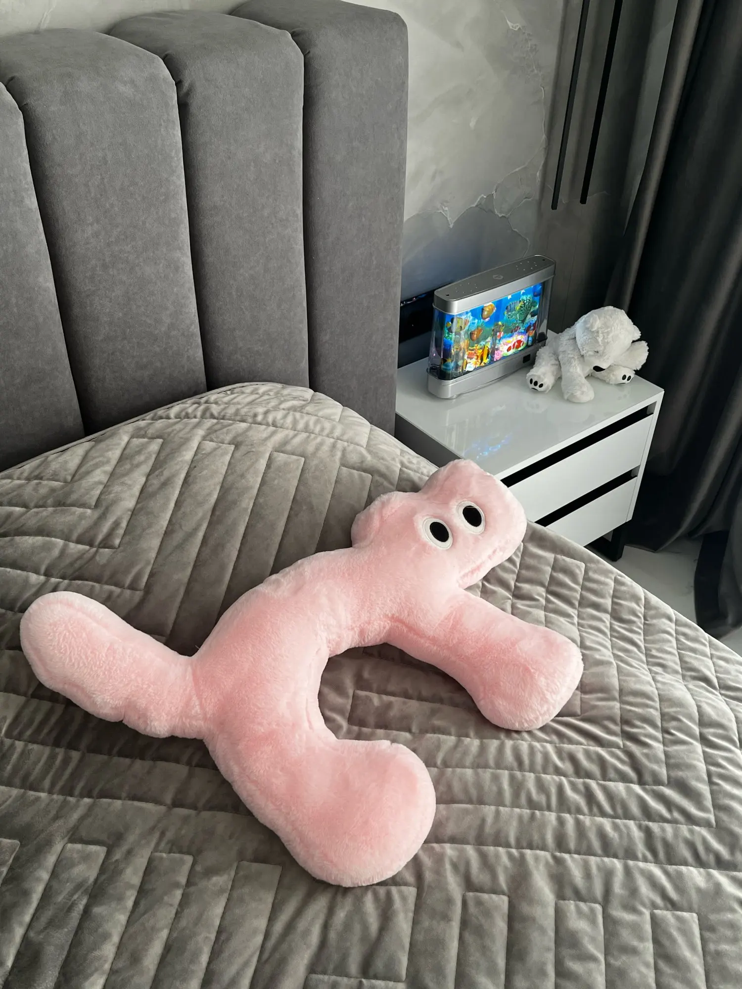 Kawaii Cat Plush Pillow, customer photo