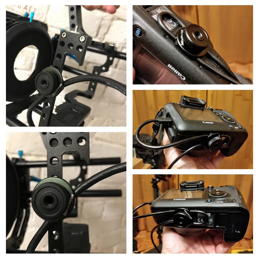 Camera Cage Cable Clamp for DSLR Camera Monitor Rig Handle