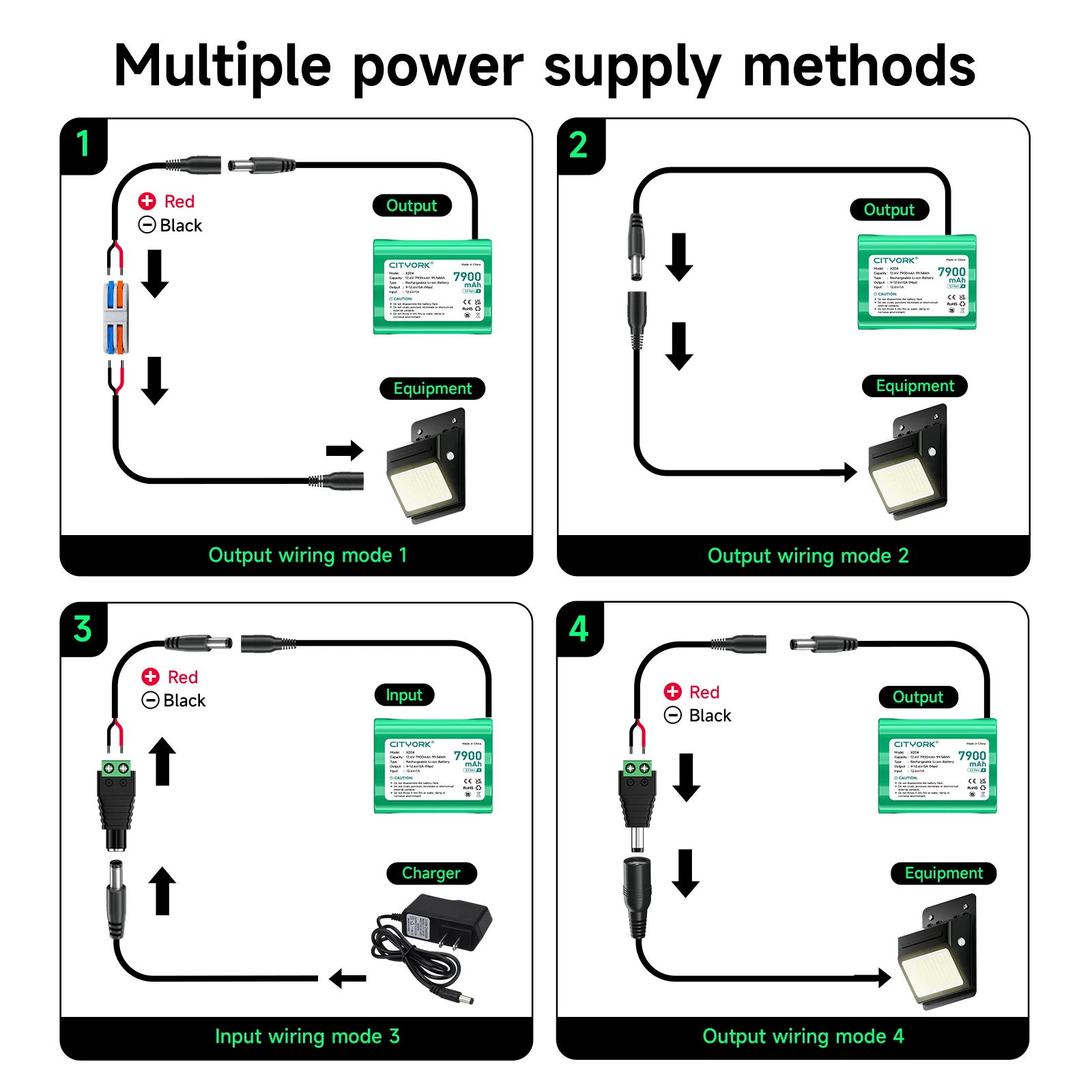 12.6V 7900mAh Rechargeable Li-ion Battery for 12V Devices, Router Alarm systems, Solar Panel, Electromobility toys, CCTV Camera image 6