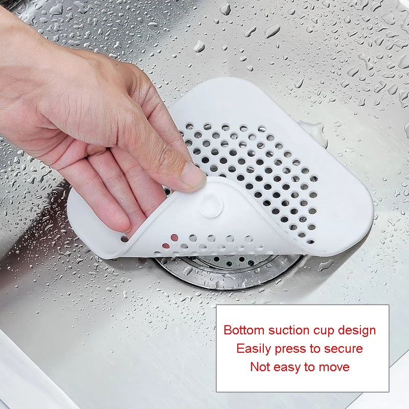 Hair Filter Sink Anti-blocking Strainer Bathtub Shower Floor Drain Stopper Silicone Kitchen Deodorant Plug Bathroom Accessories bathroom hardware accessories bathroom hardware set
