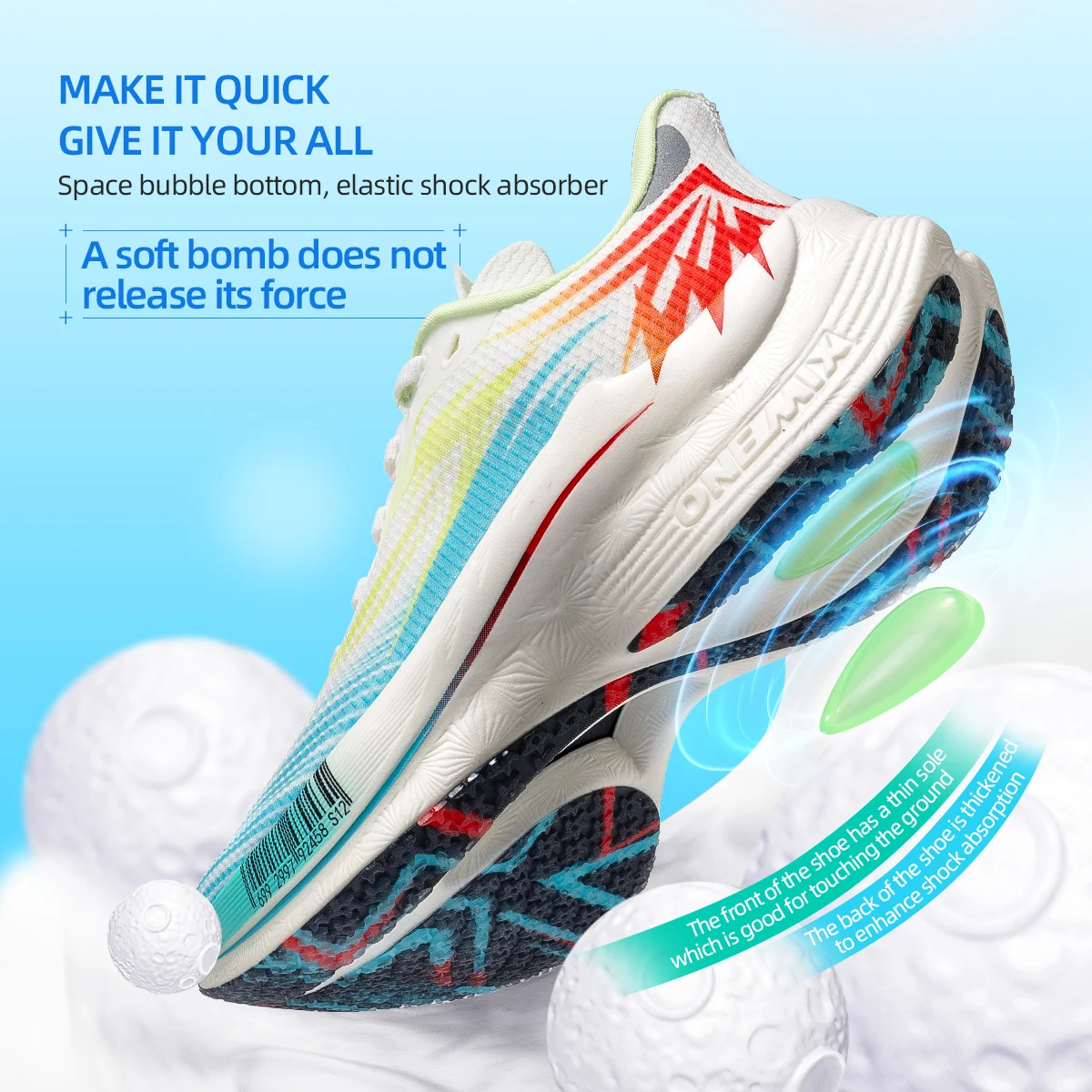 ONEMIX 2024 أحذية الجري للتدريب الاحترافي للرجال أ...