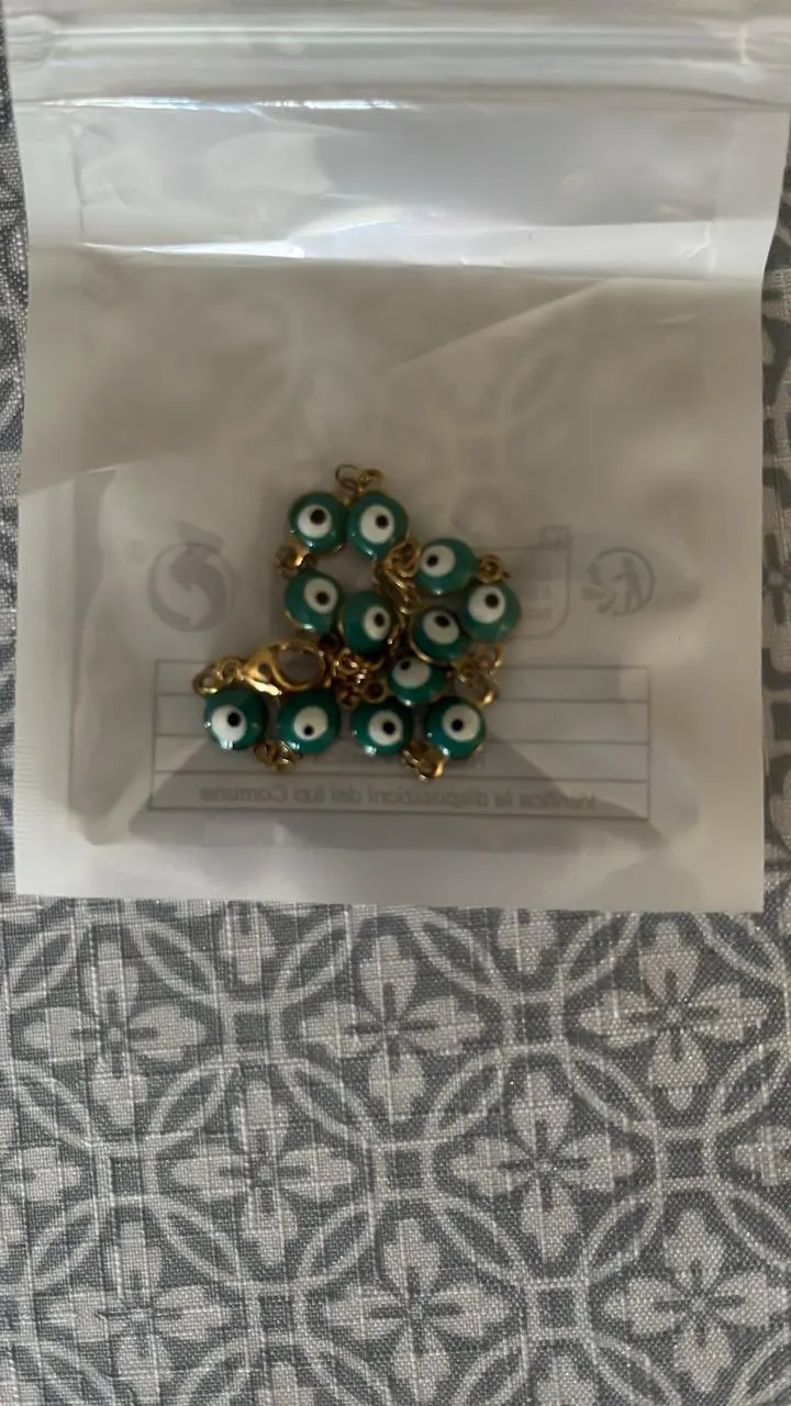 Enchanting blue hues Evil Eye Bead Bracelet for women's charm photo review