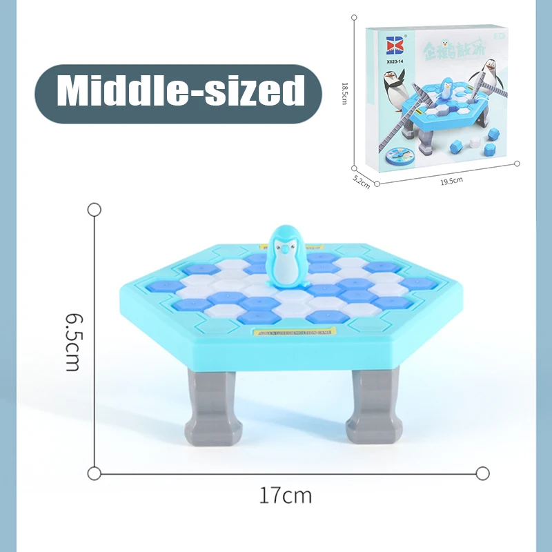 Parent-child Interactive Mini Kids Save Penguin Ice Block Breaker Trap Toys Funny Table Game Toy Stress Reliever Decor parent child interactive toy childrens toys
