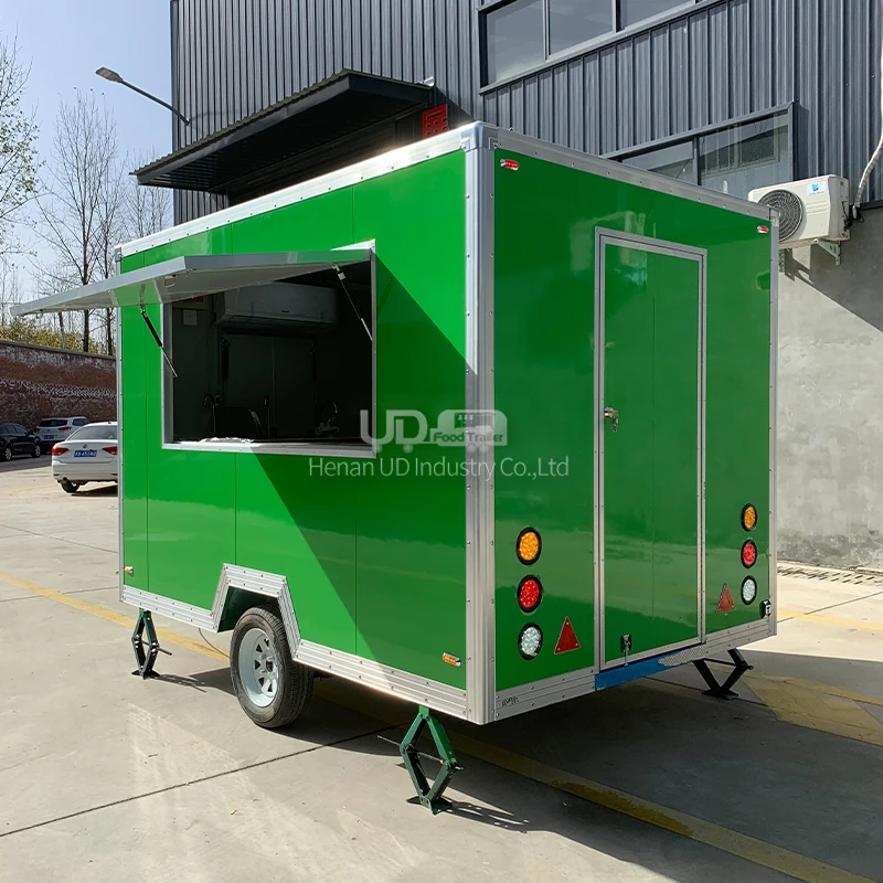 Hot Sale Towable Food Truck Mobile Coffee Kiosk Ice Cream Cart with Wheels Mobile Food Trailer Fully Equipped Europe Standard summer water sports inflatable sea banana boat aqua fun inflatable flying fish tube towable with free air pump
