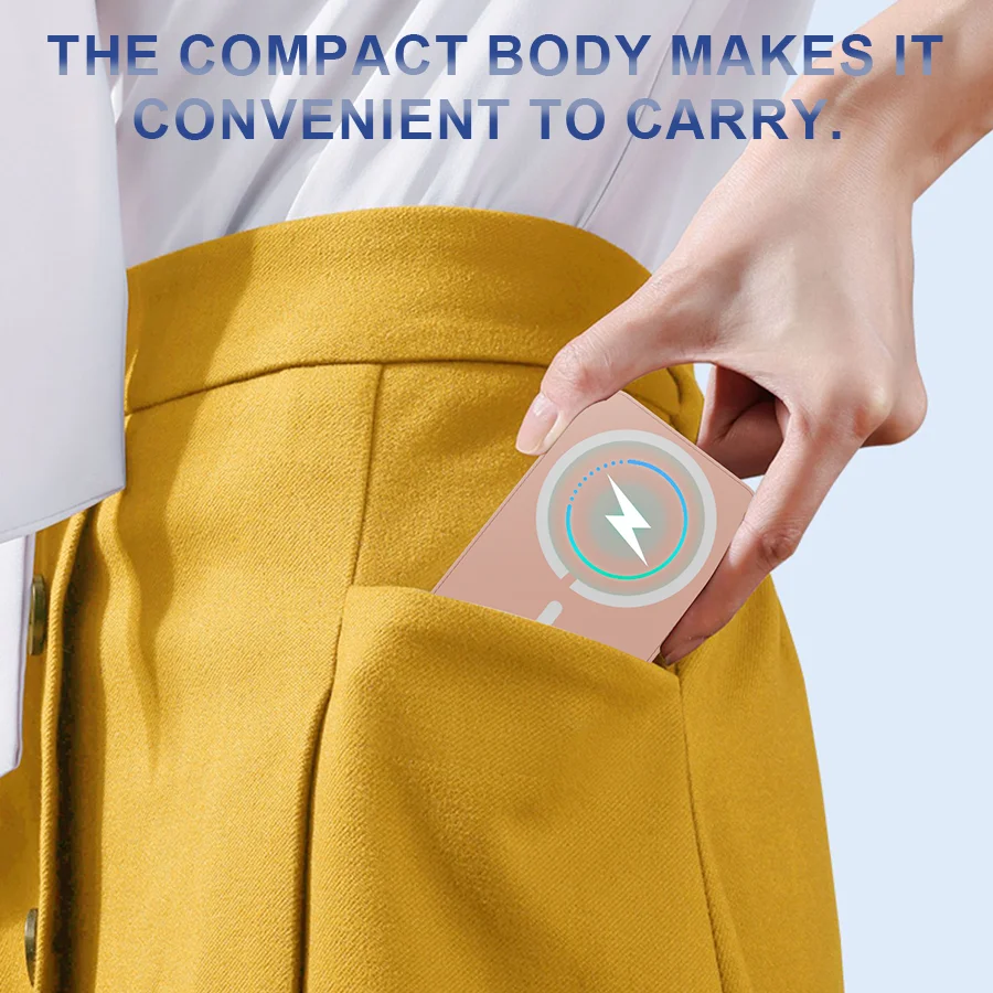 5000 Mah Wireless Magnetic Power Bank Fast Charger