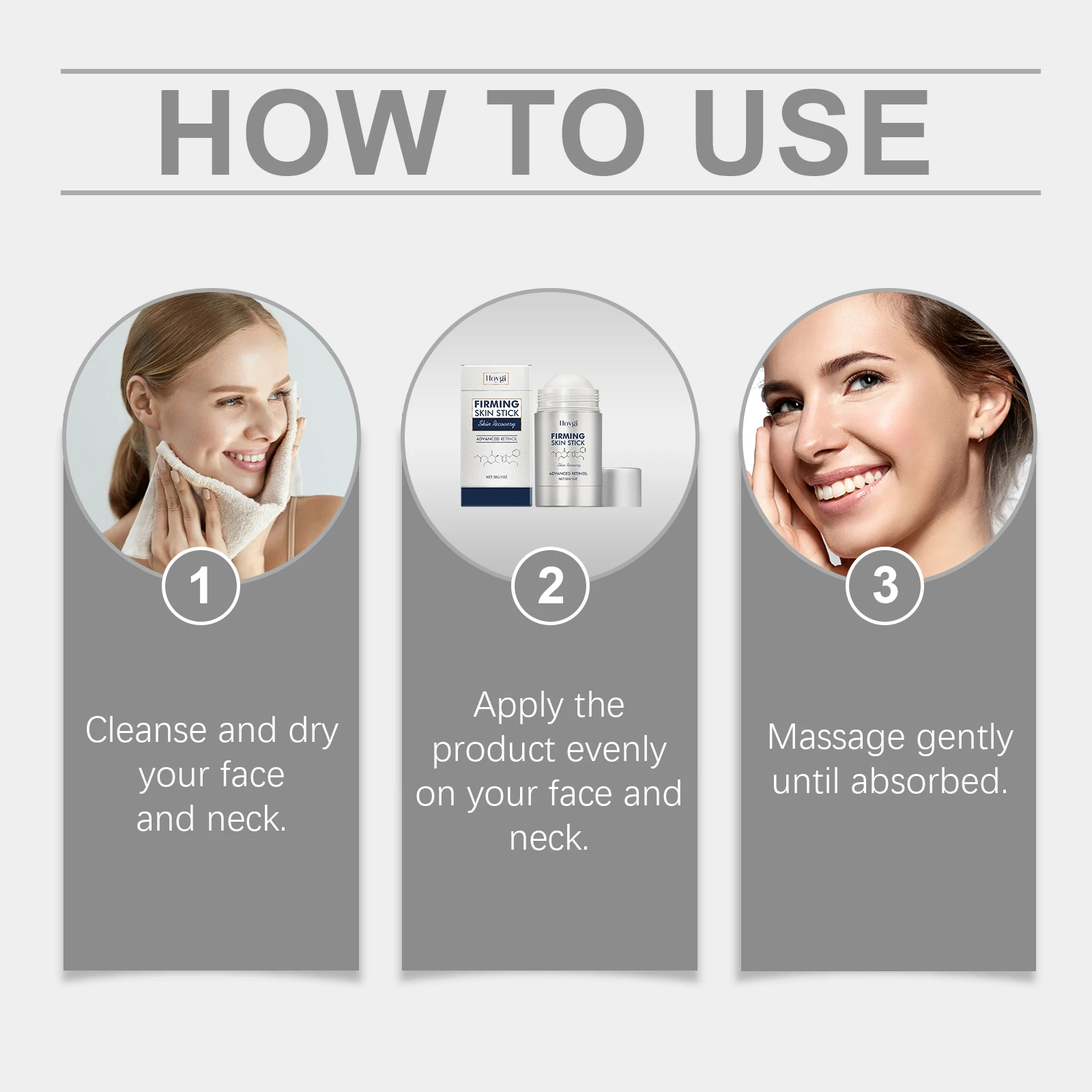 Hoygi Retinol Firming Skin Stick Reduce Fine Lines Lifting Delay Aging Tightening Improve Skin Texture Reduce Wrinkle Skin Stick