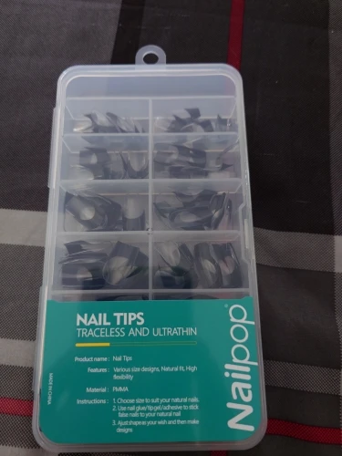 Fake Nails Long Round 120-Piece Set, Pre-Made Semi-Matte Glue Nail Tips, Suitable for Full Coverage of Acrylic Fake Nails, 12 Sizes for Home DIY Salon photo review