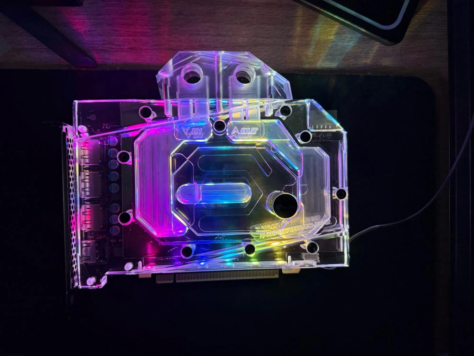 ASUS TUF RTX4070Ti・RTX4070TiSUPER用水冷ブロック ASUS TUF RTX4070Ti・RTX4070TiSUPER用水冷ブロック