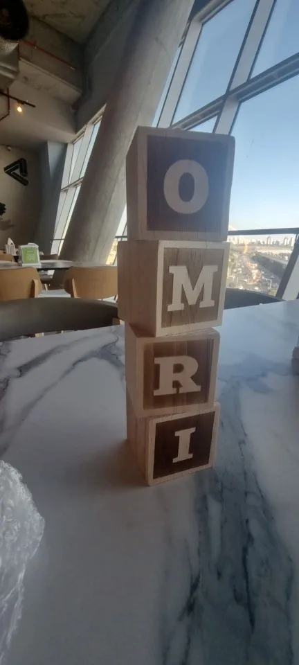 Custom Wooden Name Blocks - Nursery and Baby Shower Party Gifts photo review