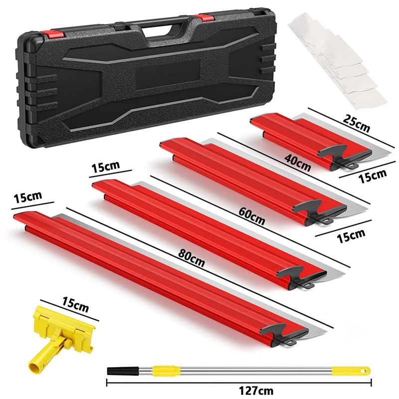 Ergonómikus ABS fogantyú közeli képe a simító éleken