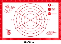Silicone Non-Stick Baking and Kneading Mat for Kitchen Cooking and Grill (Thick 40x60)