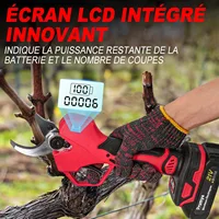 Sécateur électrique sans fil 1000W, 50mm, pour arbres fruitiers et bonsaïs, outils électriques compatibles avec batterie Makita 2