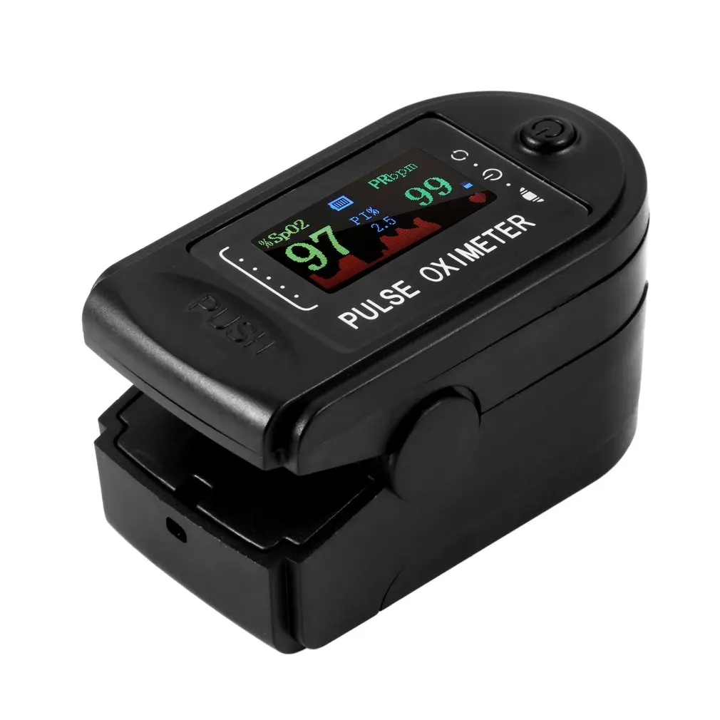 Pulse Oximeter Monitor Finger Pulse Oxymeter Digital Oxygen Meter Clip