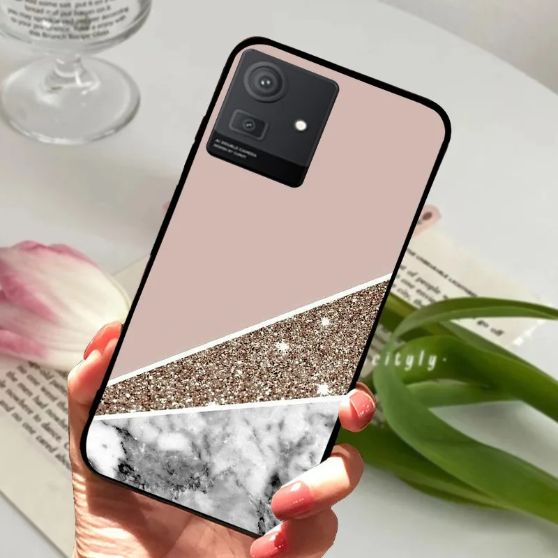Shockproof Soft TPU Silicone Phone Case with Cartoon Matte Design