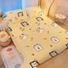 2025 New Collection Solid Color All-Season Washed Cotton Bedding Set, Fitted Sheets for Student Dorms, Home Bedrooms 6