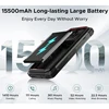 DOOGEE Fire 6 Power 20GB(8+12) 256GB Rugged Smartphone Dual Flashlight 15500mAh  6.56" Display 50MP Android 14 NFC Cellphone 5